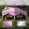 10x20 Pop Up Canopy Tent with Sidewalls and Windows for Outdoor Events